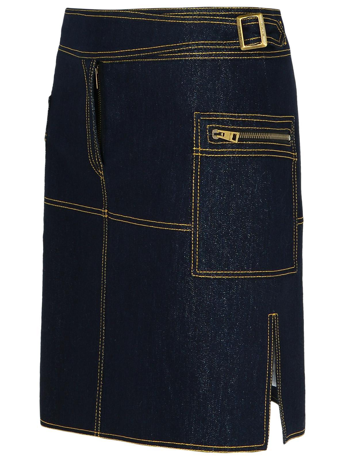 Etro Dark Blue Denim Miniskirt Women - EZE Fashion®