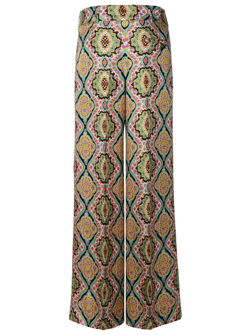 Etro Multi Silk Trousers Women - EZE Fashion®