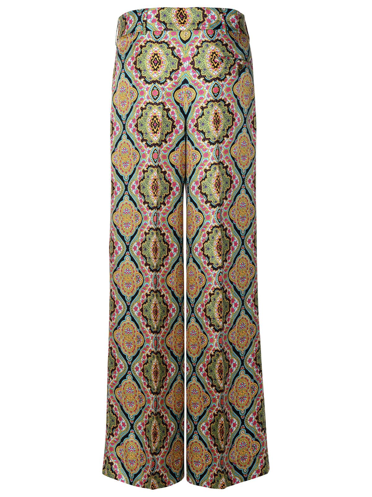 Etro Multi Silk Trousers Women - EZE Fashion®