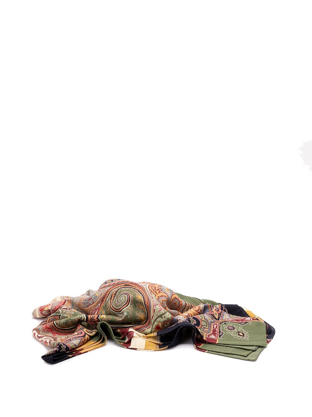 Etro Women Wool And Silk Shawl With Print - EZE Fashion®