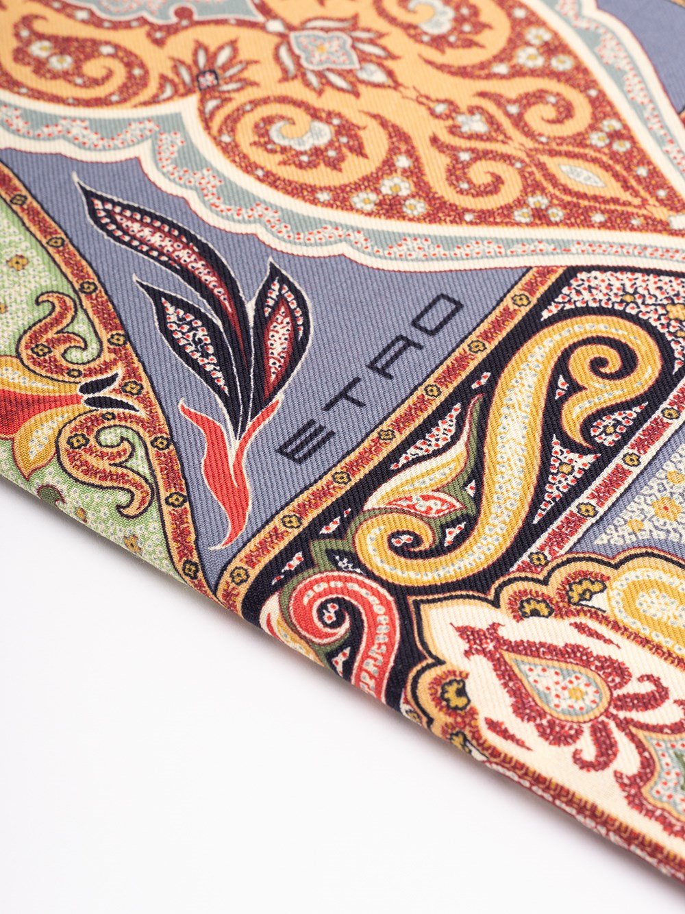 Etro Women Wool And Silk Shawl With Print - EZE Fashion®