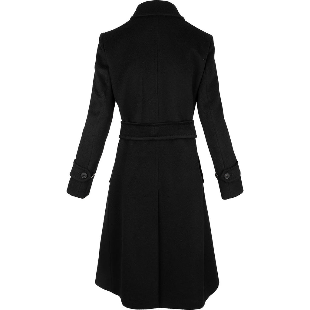 Weekend Max Mara Women Black Afide Double-Breasted Wool Coat