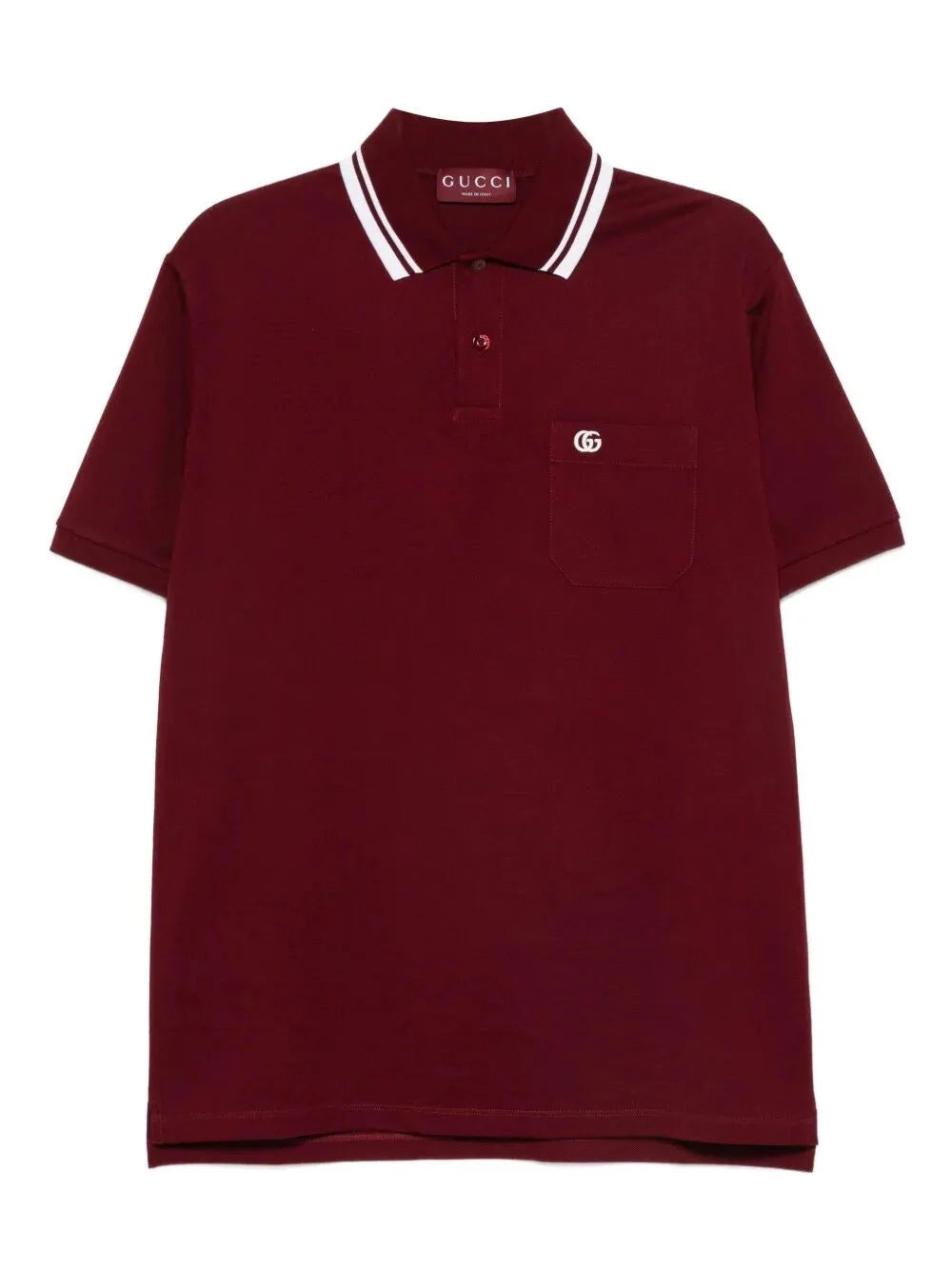 Gucci Men Short Sleeve Polo Stretch Cotton