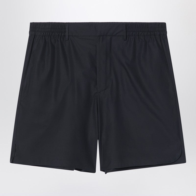 Fendi Black Cotton Bermuda Shorts Men - EZE Fashion®