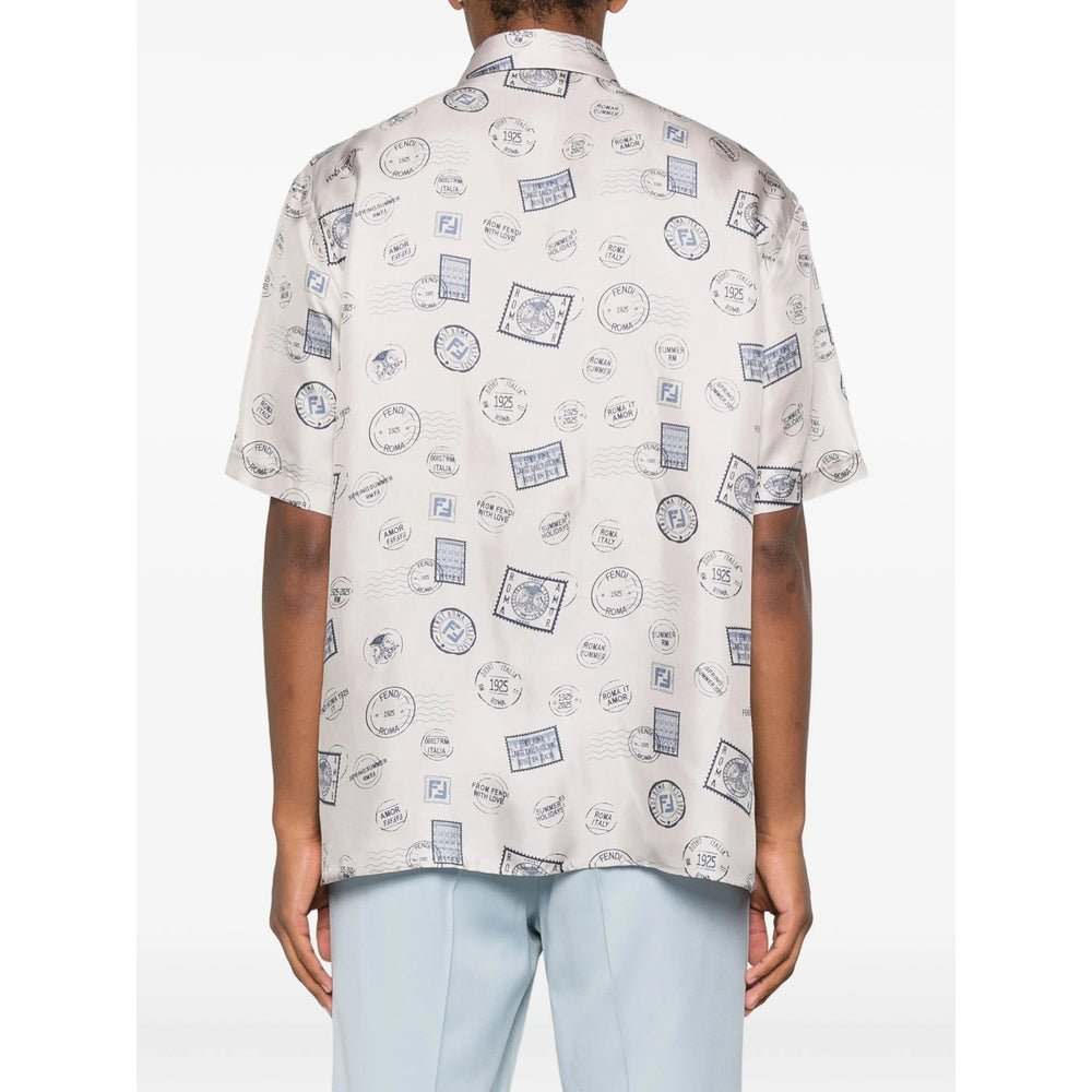 Fendi Grey Shirts Men - EZE Fashion®