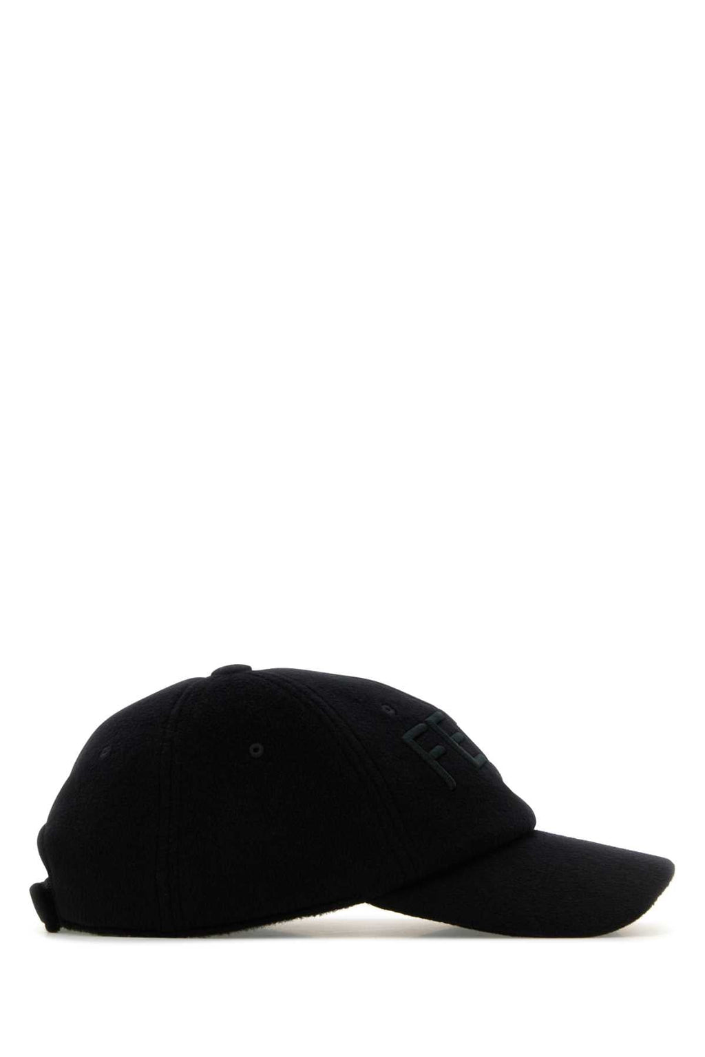 Fendi Men Black Wool Blend Baseball Cap - EZE Fashion®