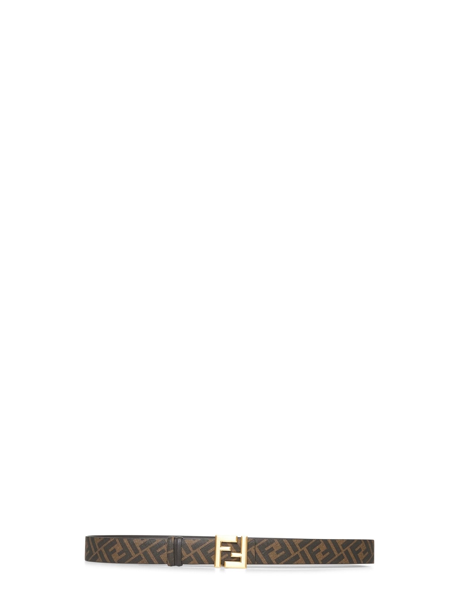 Fendi Men Brown Squared Ff Reversible Belt - EZE Fashion®