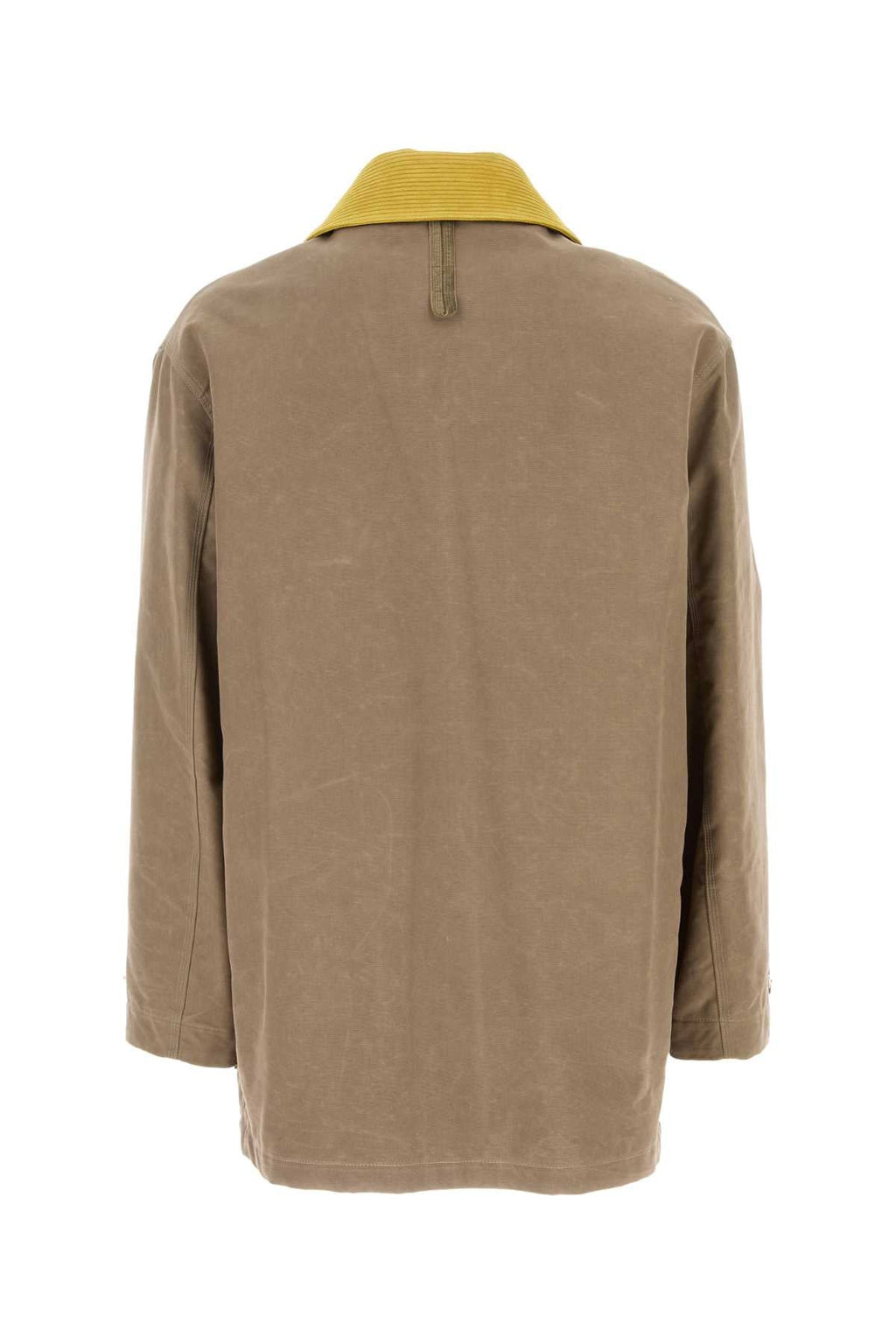 Fendi Men Cappuccino Canvas Coat - EZE Fashion®