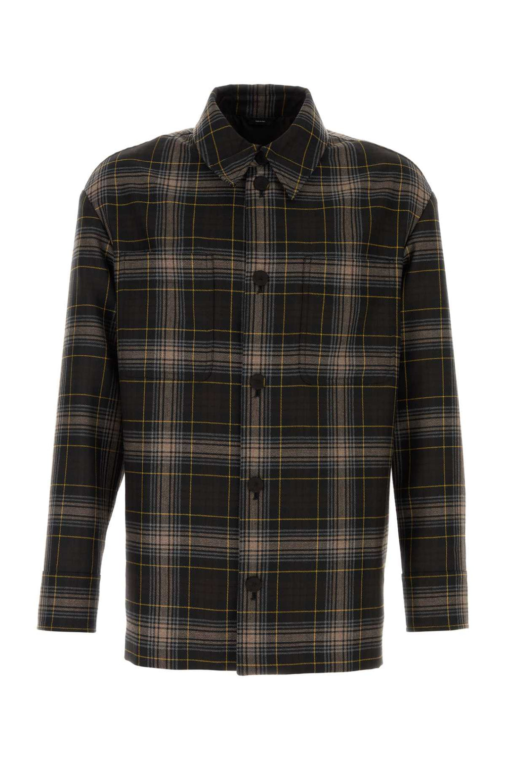 Fendi Men Embroidered Wool Shirt - EZE Fashion®