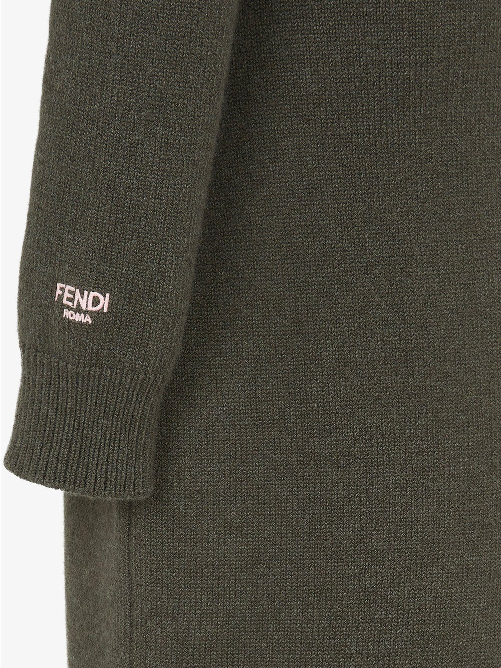 Fendi Women High Neck Cashmere Midi Dress - EZE Fashion®