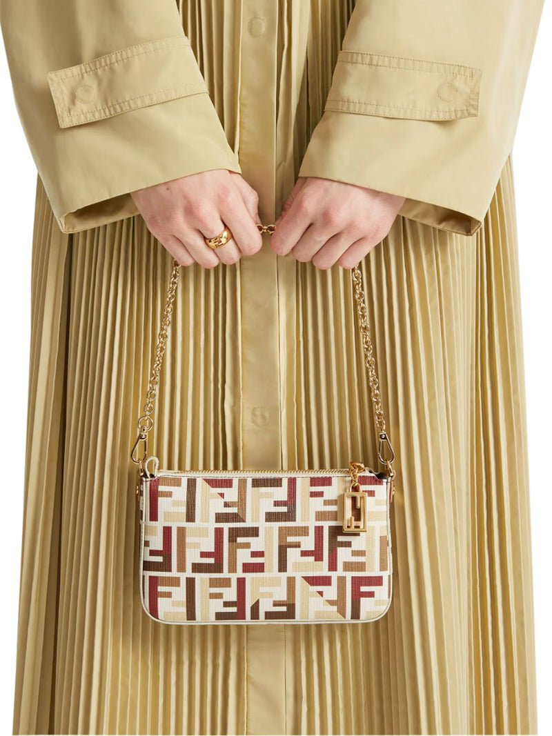 Fendi Women Pouch With Fabric Chain - EZE Fashion®