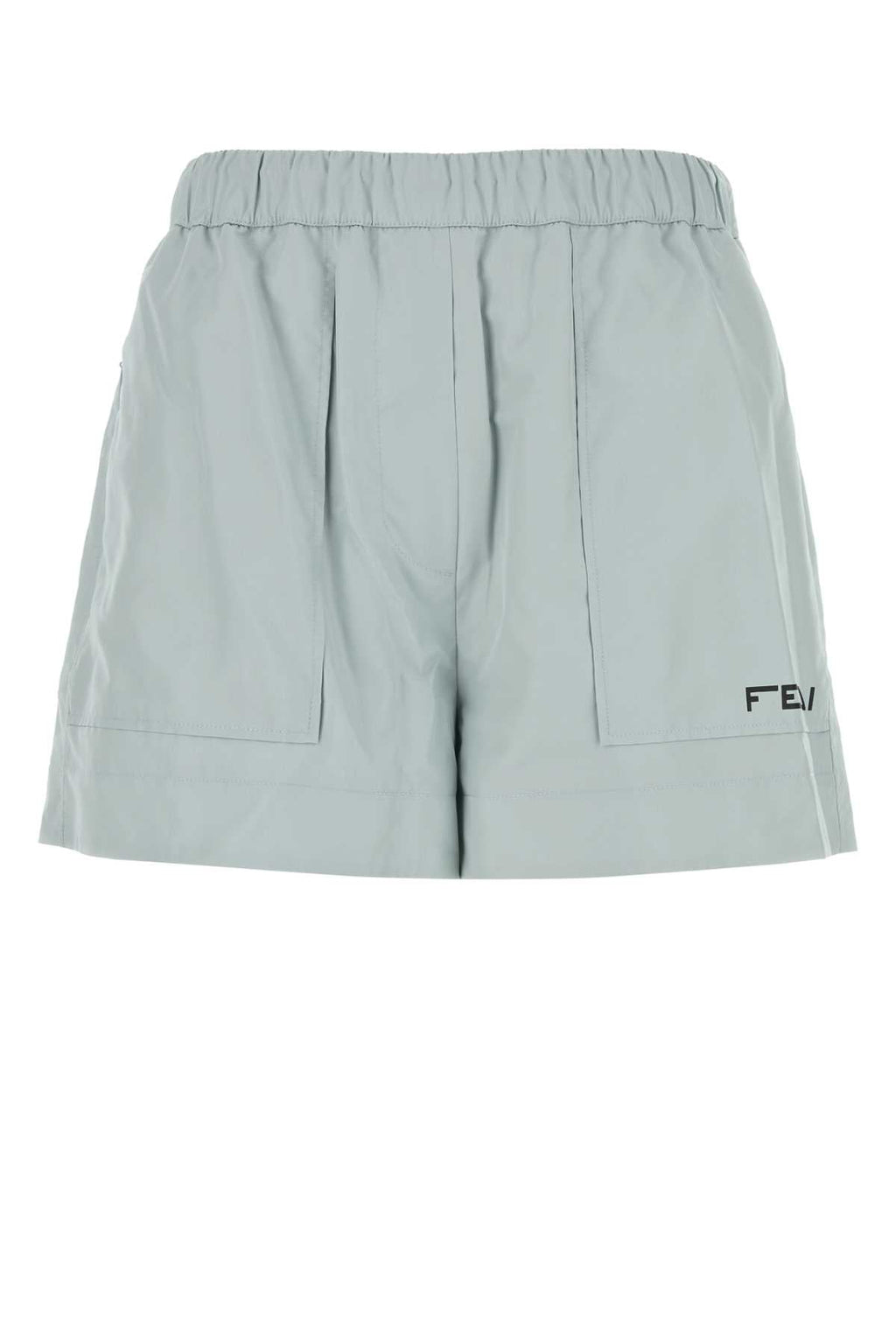 Fendi Women Powder Blue Polyester Shorts - EZE Fashion®