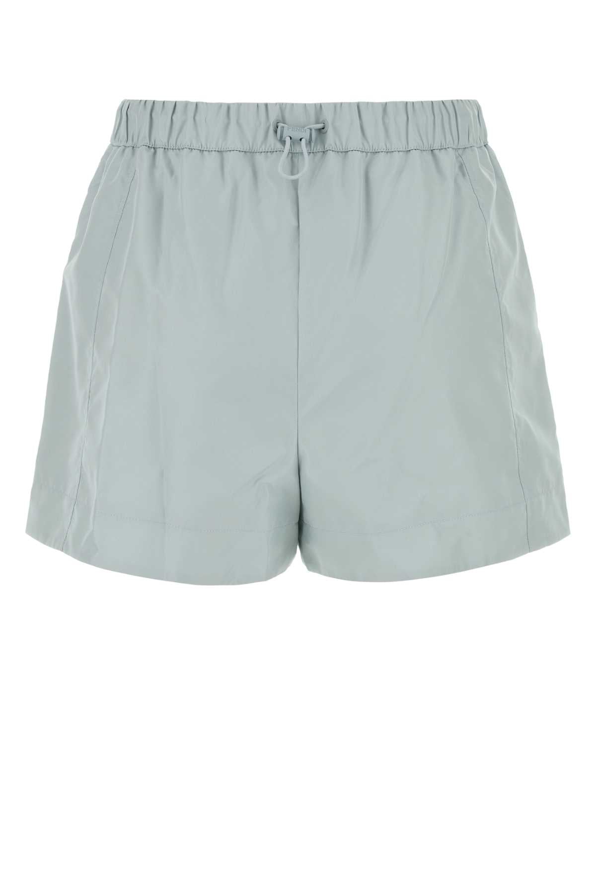 Fendi Women Powder Blue Polyester Shorts - EZE Fashion®