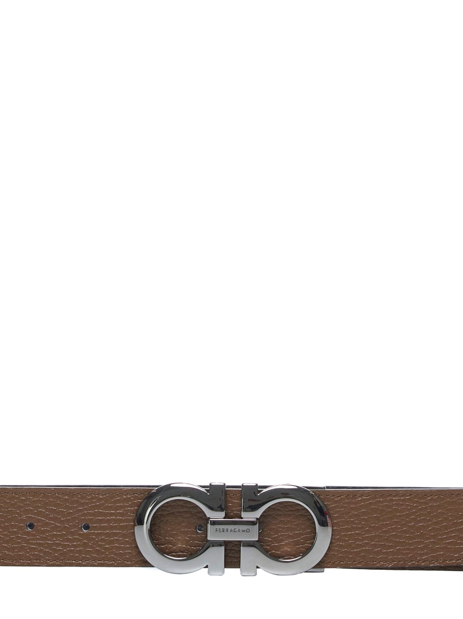 Ferragamo Men Gancini Reversible Leather Belt By Ferragamo - EZE Fashion®