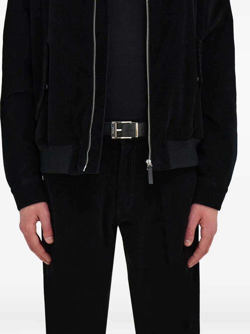 Ferragamo Men Square Buckle Reversible And Adjustable Grained Leather Belt - EZE Fashion®