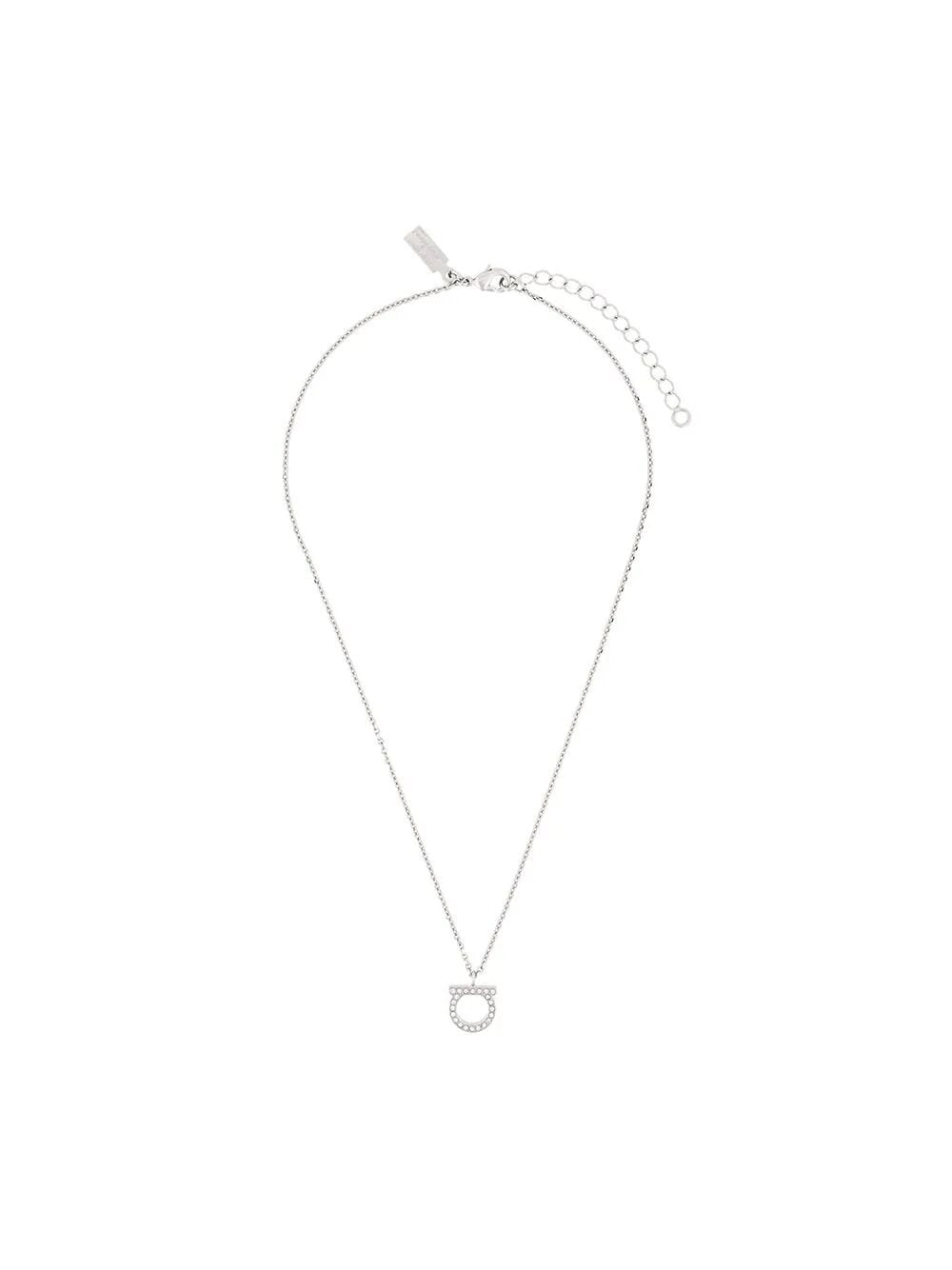 Ferragamo Women Collana Gancio Con Cristalli - EZE Fashion®