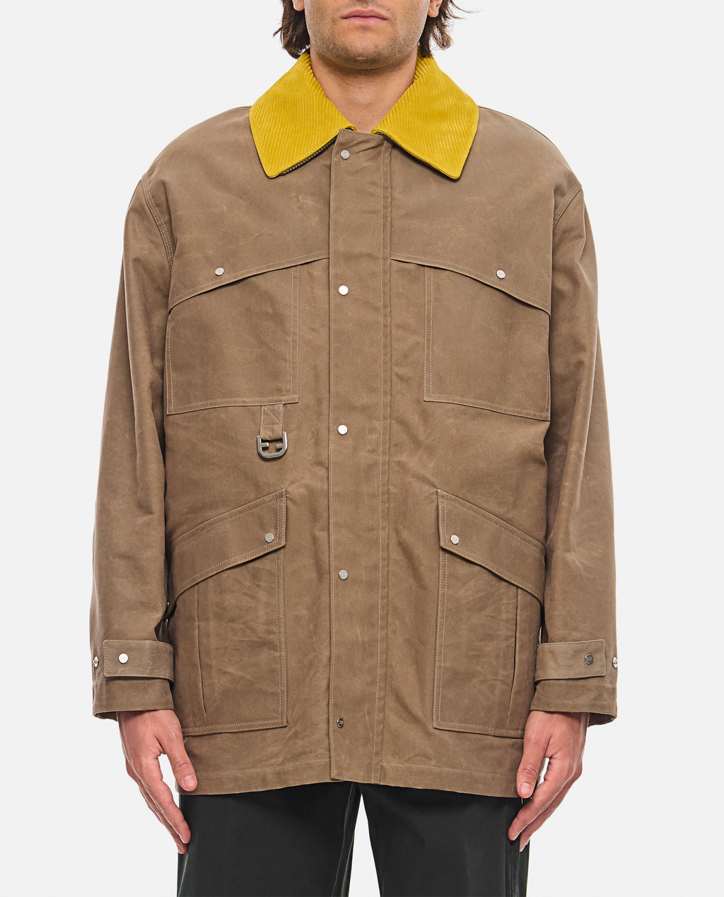 Fendi Men Blouson Oiled Reps Cotton