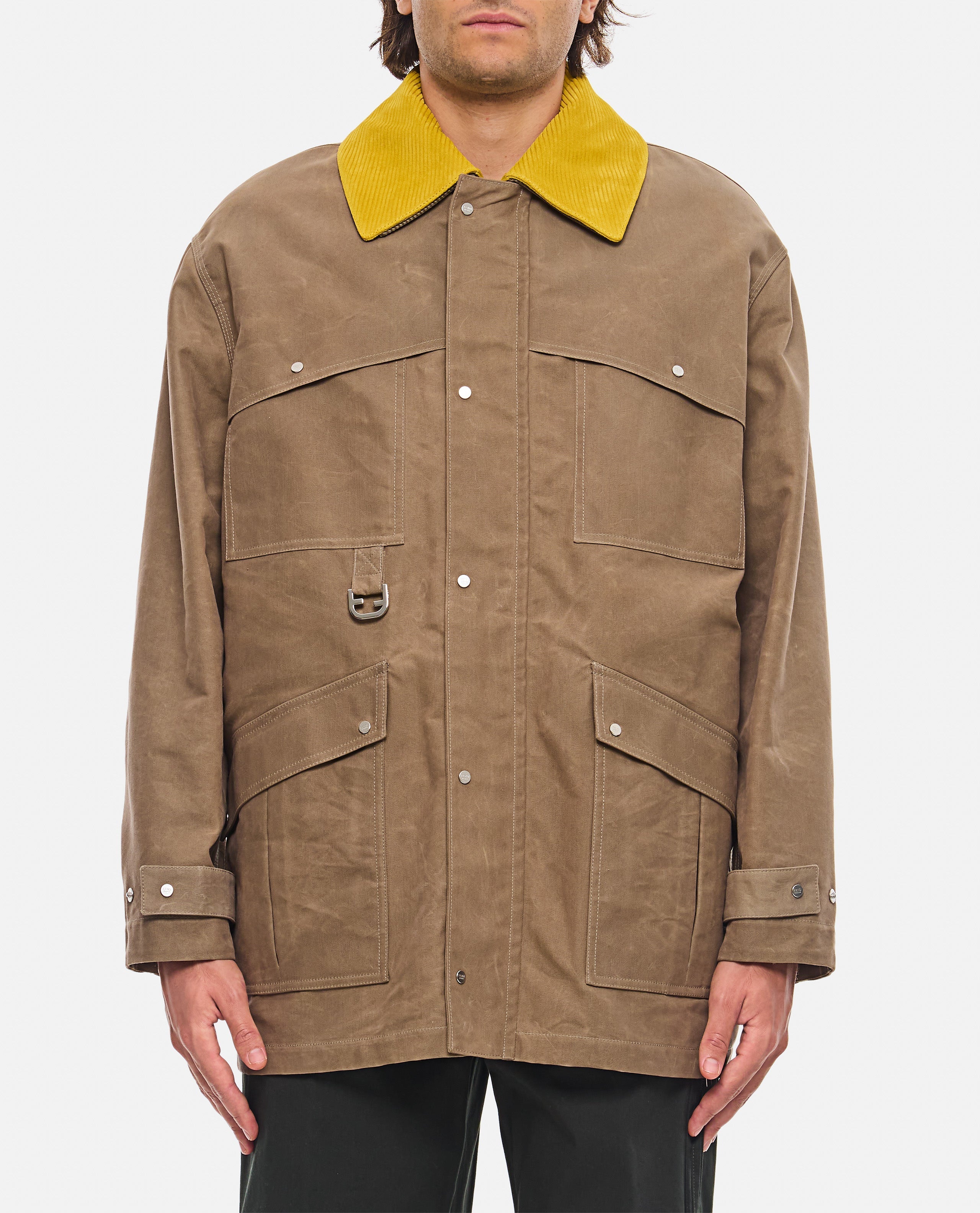 Fendi Men Blouson Oiled Reps Cotton