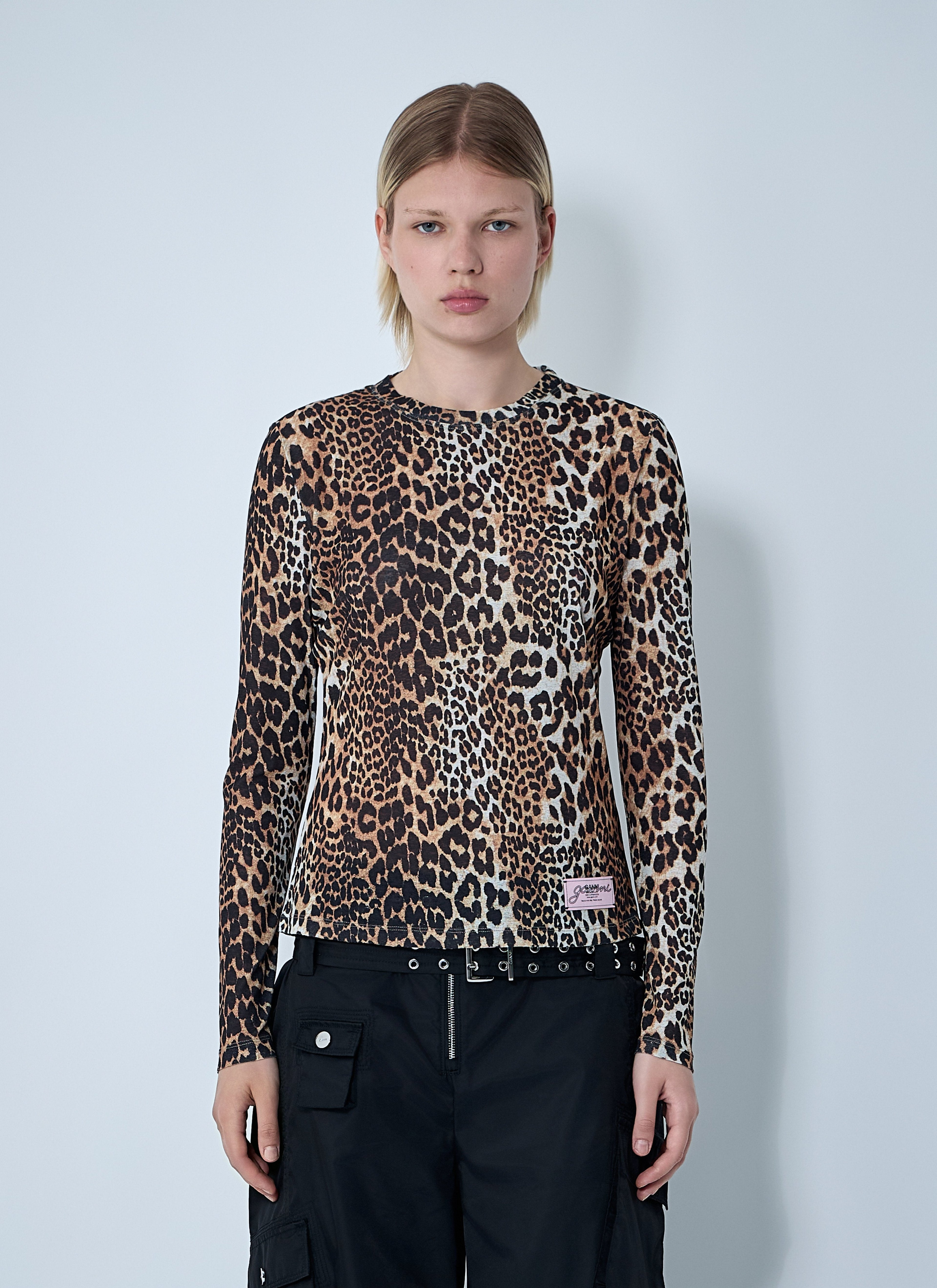 Ganni Women Mesh Top