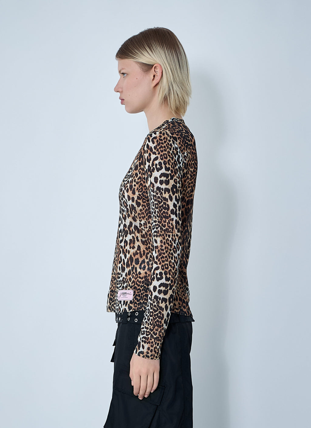 Ganni Women Mesh Top