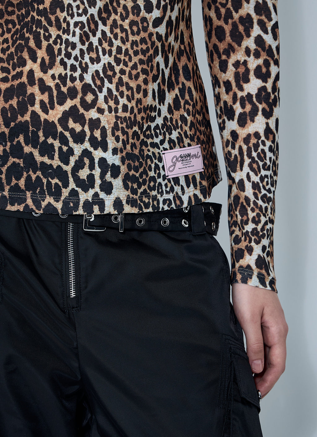 Ganni Women Mesh Top