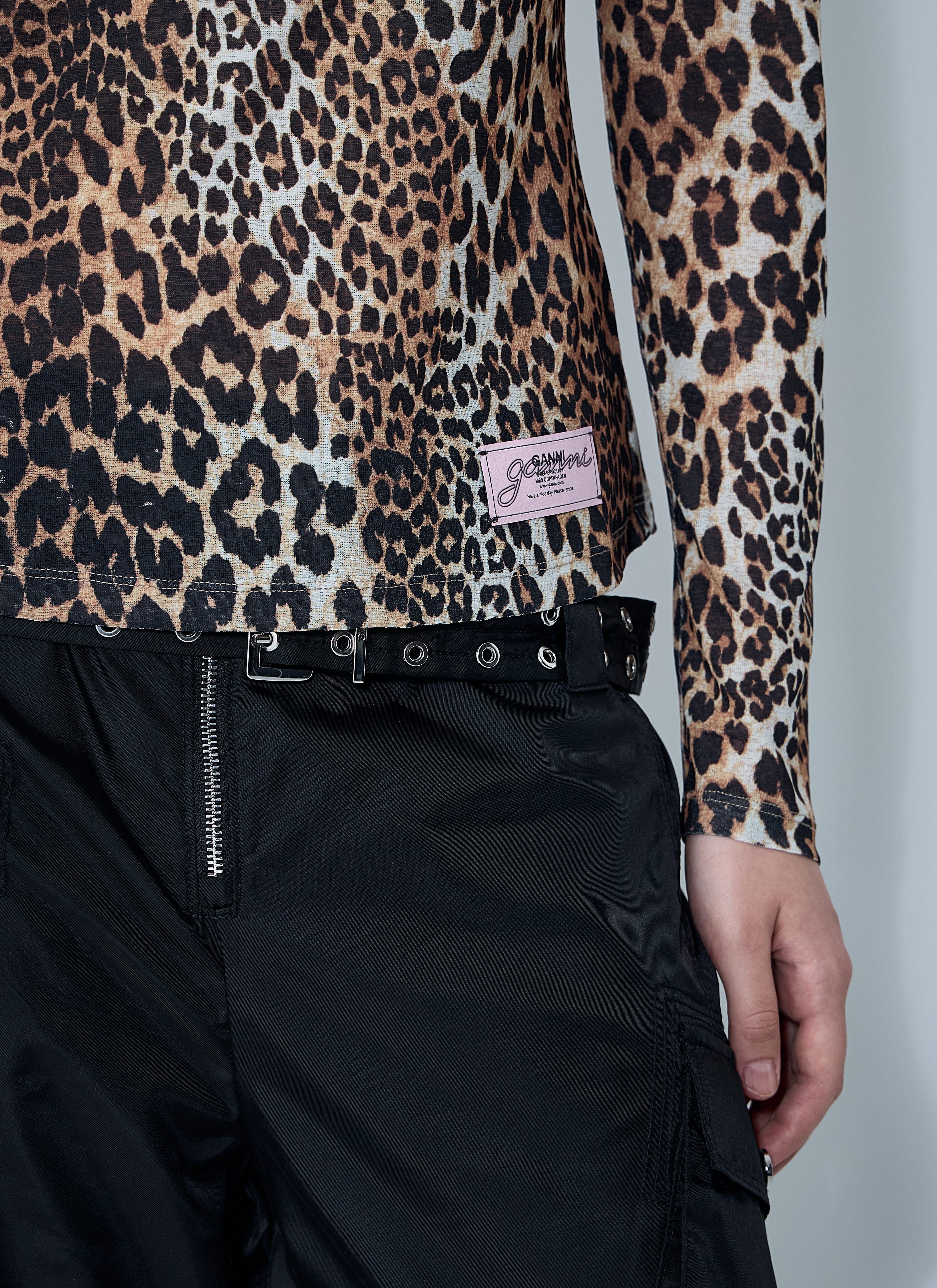 Ganni Women Mesh Top