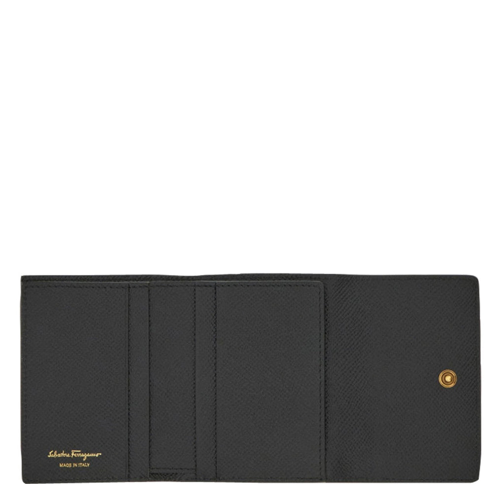 Carteira feminina Ferragamo Gancini Trifold