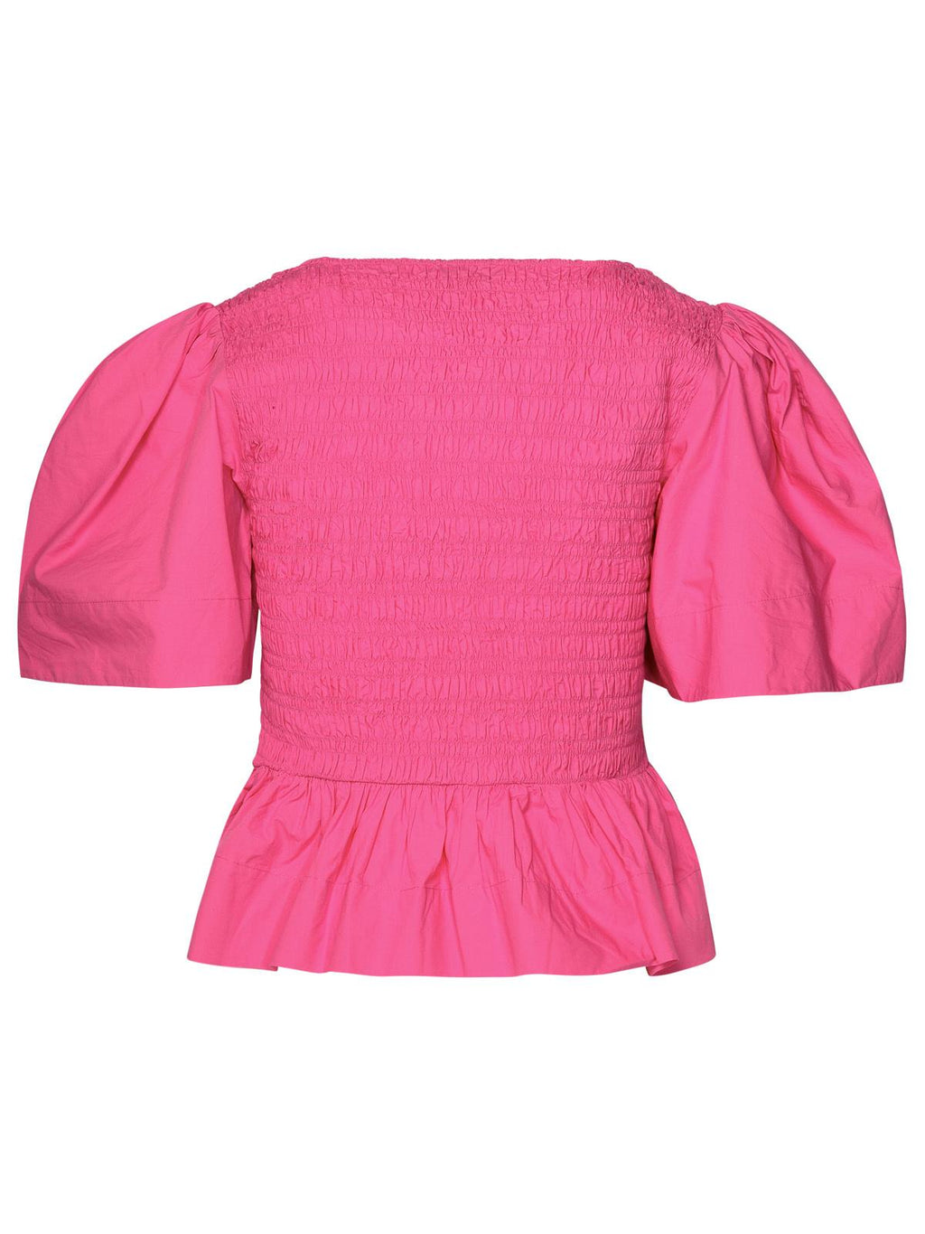 Ganni Fuchsia Cotton Top Women - EZE Fashion®