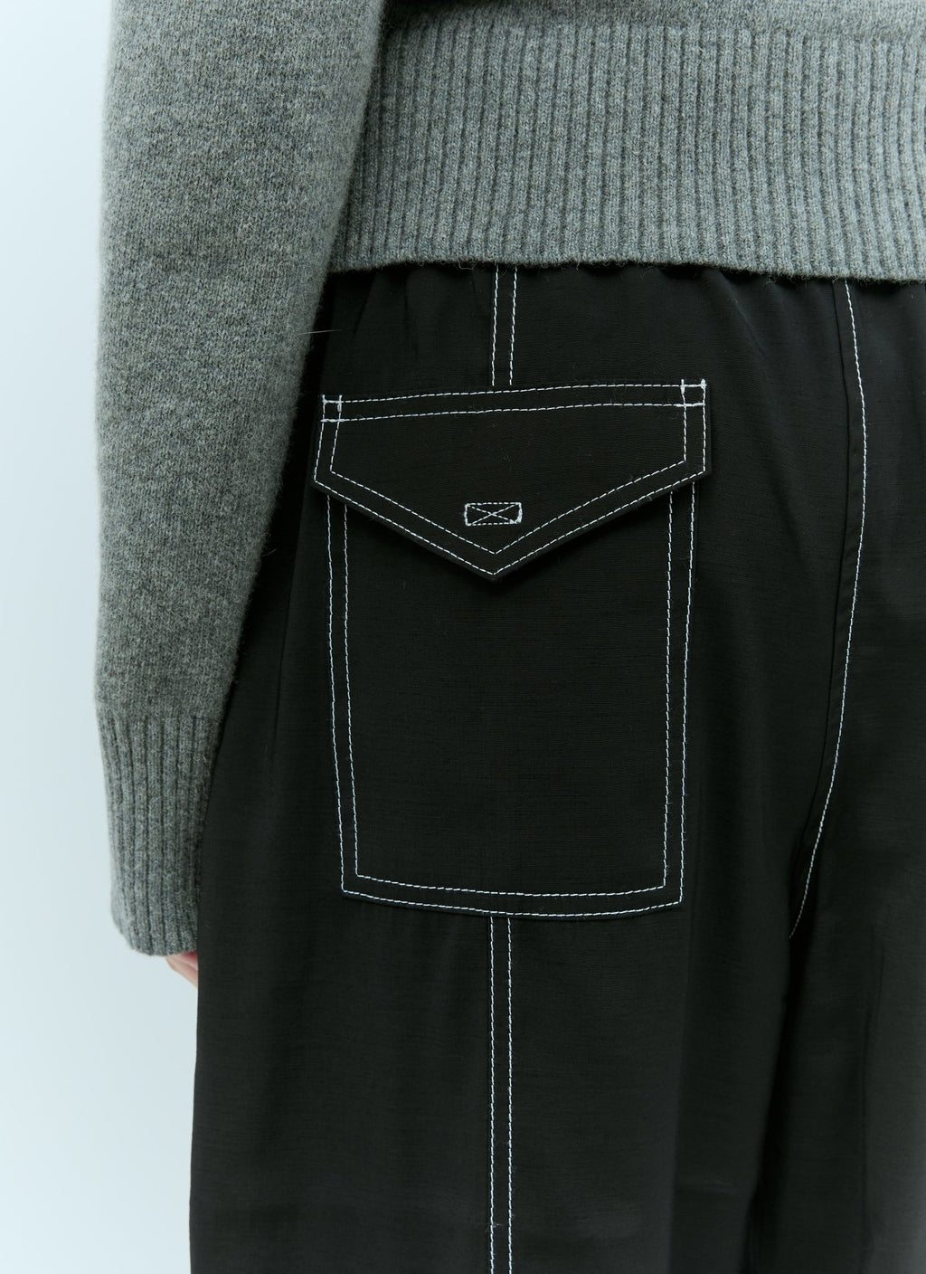 Ganni Women Light Slub Pocket Pants - EZE Fashion®