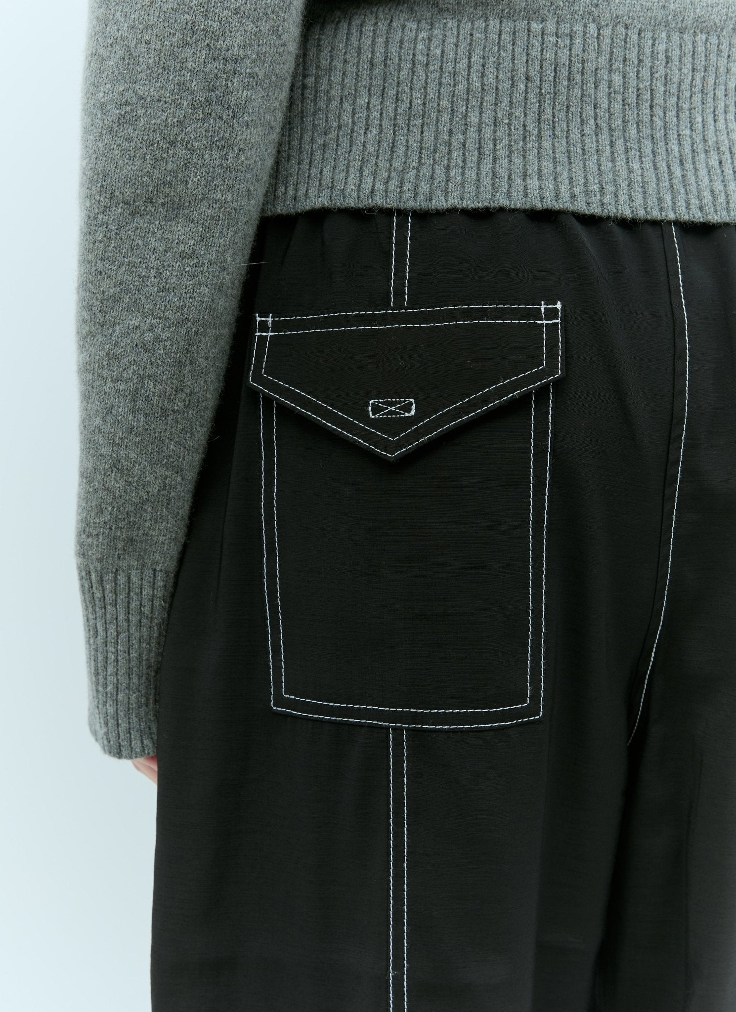 Ganni Women Light Slub Pocket Pants - EZE Fashion®