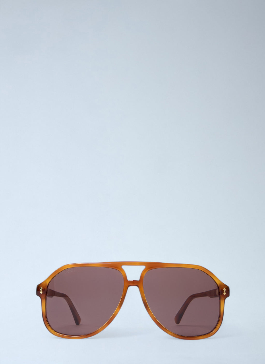 Gucci Men Aviator Tortoiseshell Sunglasses