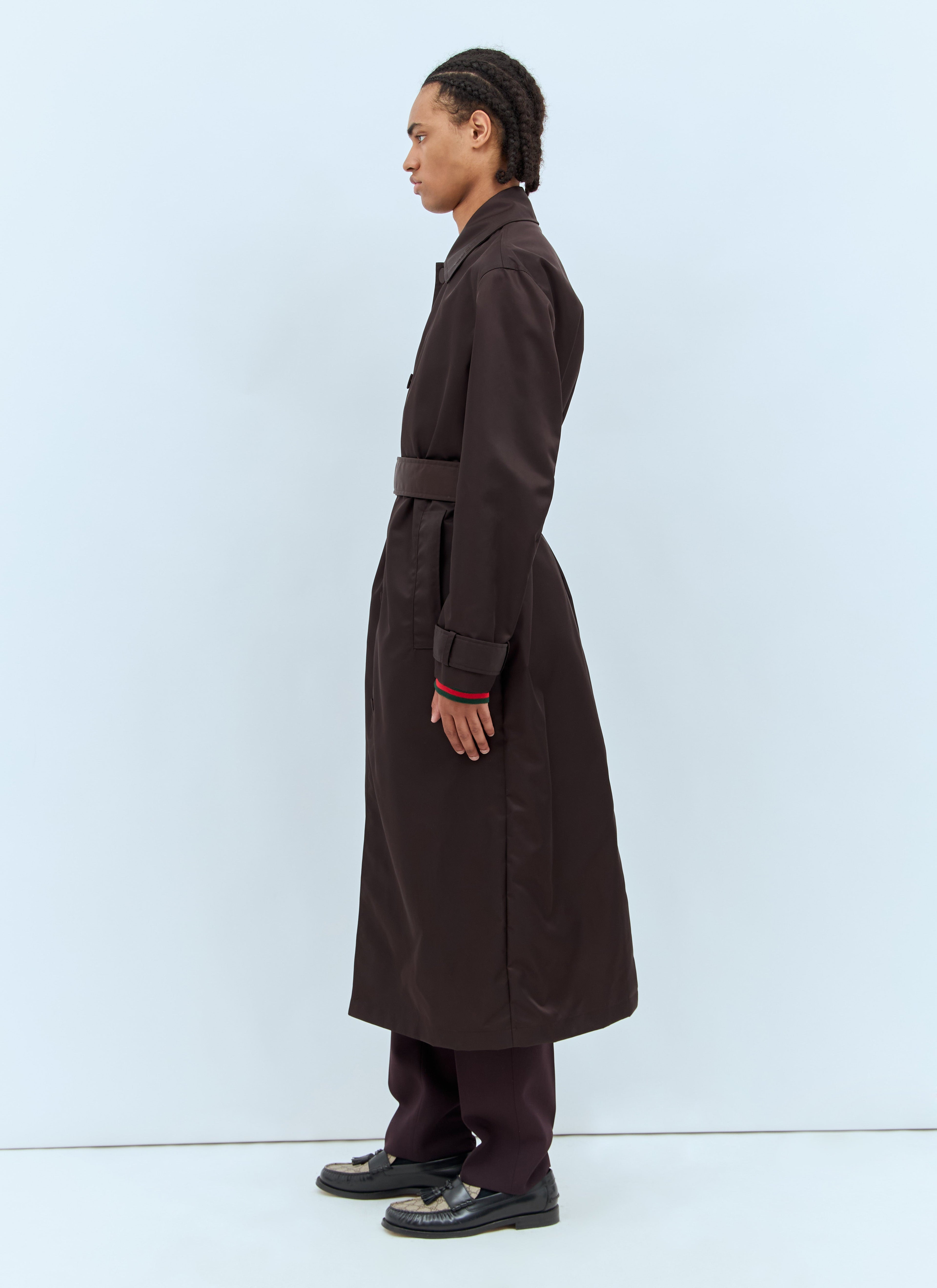 Gucci Men Gabardine Coat