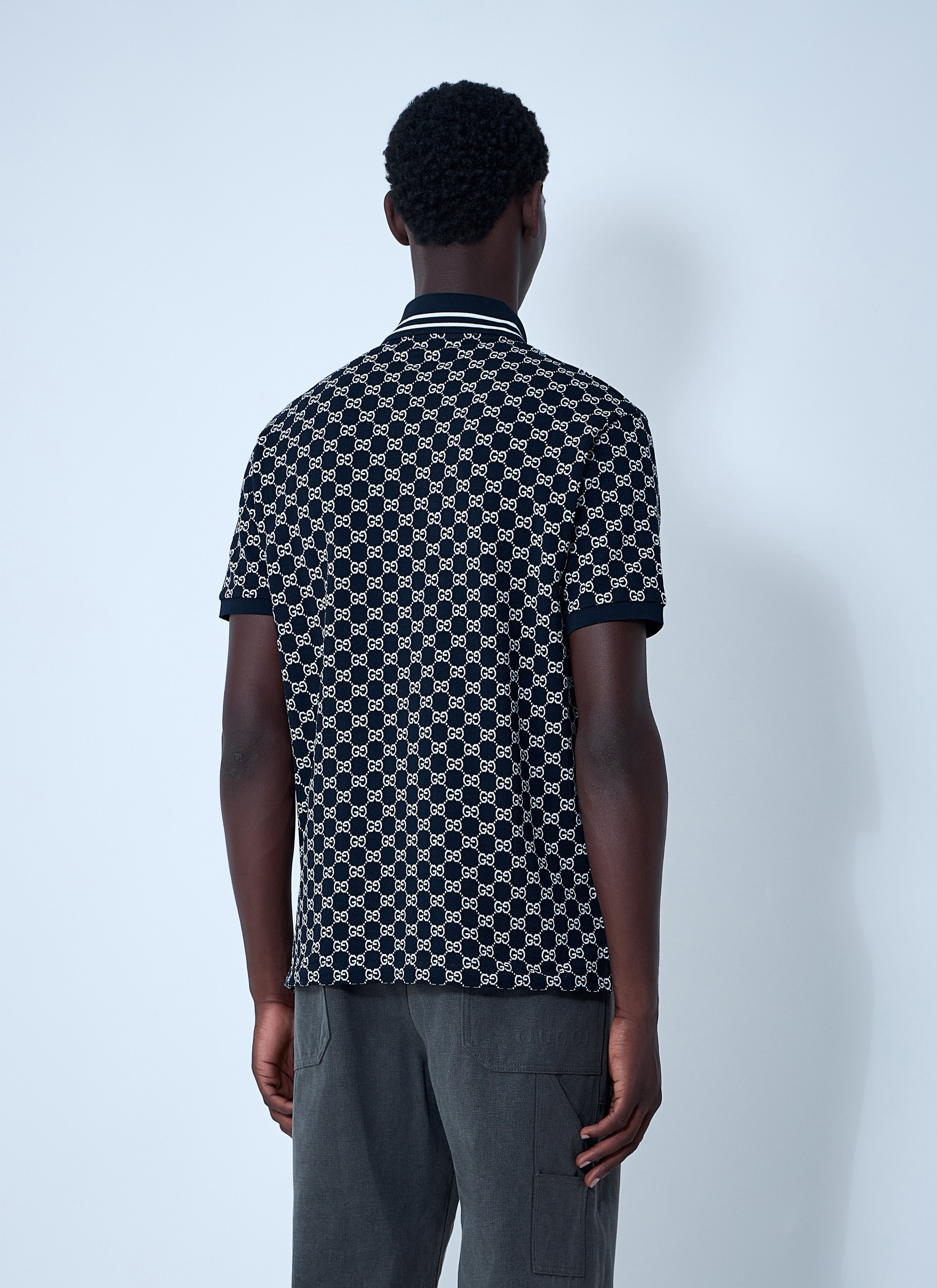 Gucci Men Interlocking G Polo Shirt