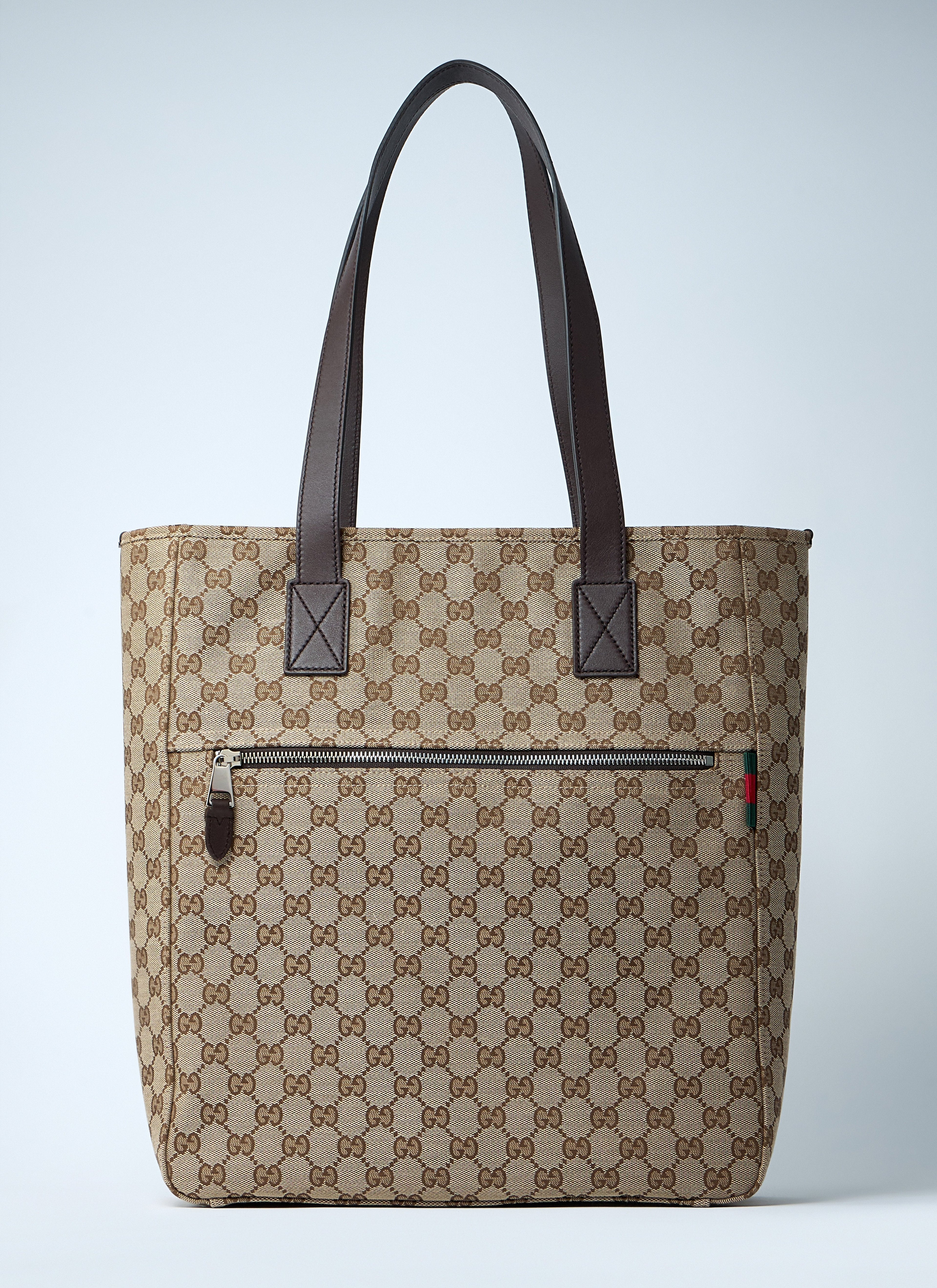 Gucci Men Medium Gg Canvas Tote Bag