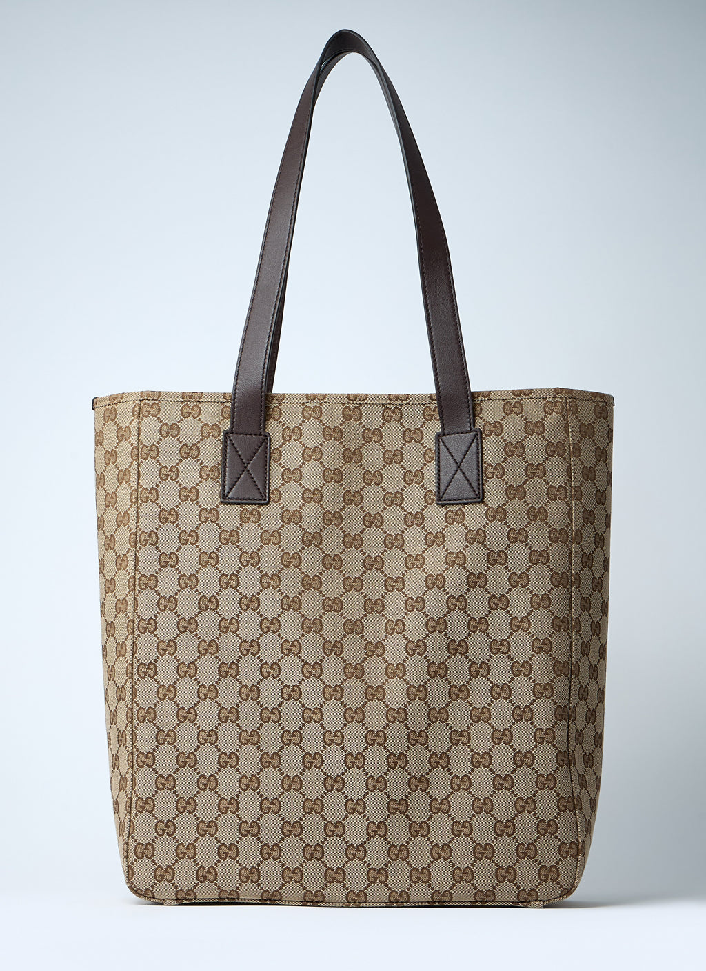 Gucci Men Medium Gg Canvas Tote Bag