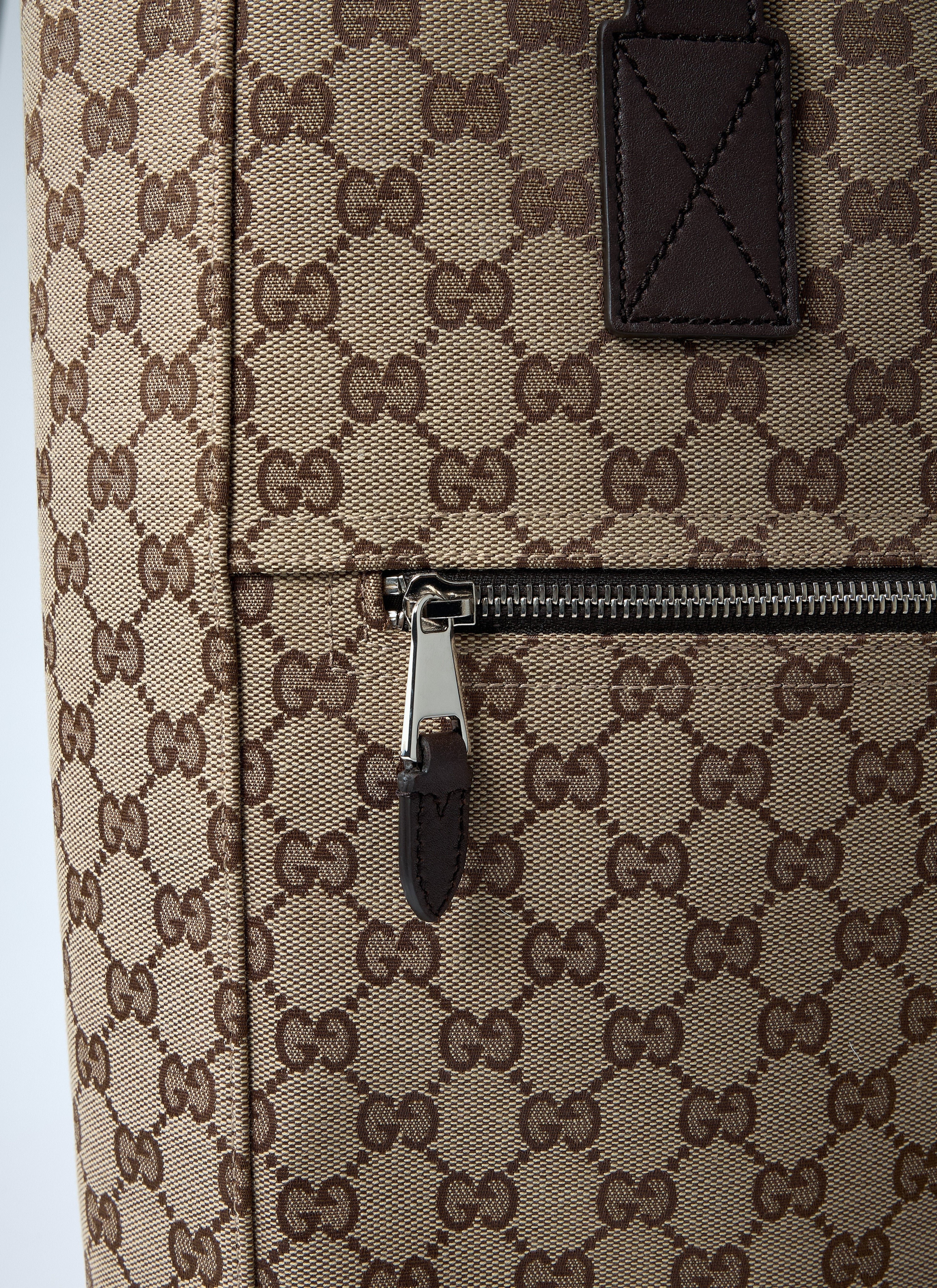 Gucci Men Medium Gg Canvas Tote Bag