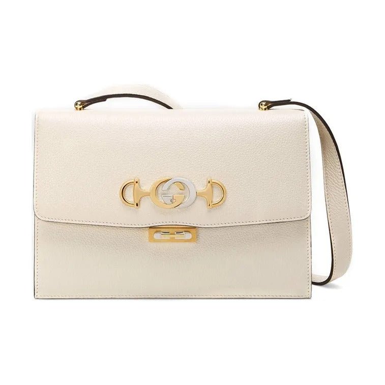 Gucci Women Zumi Grained Leather Shoulder Bag Crossbody Bag Small - EZE Fashion®