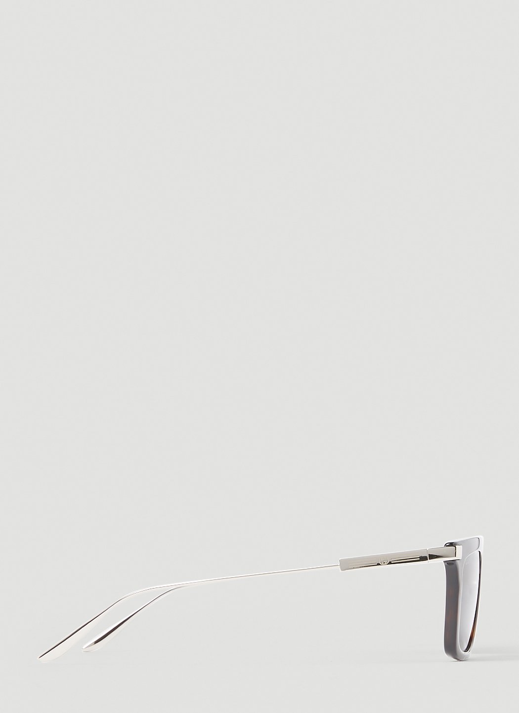 Gucci Men Tortoiseshell Rectangular Sunglasses