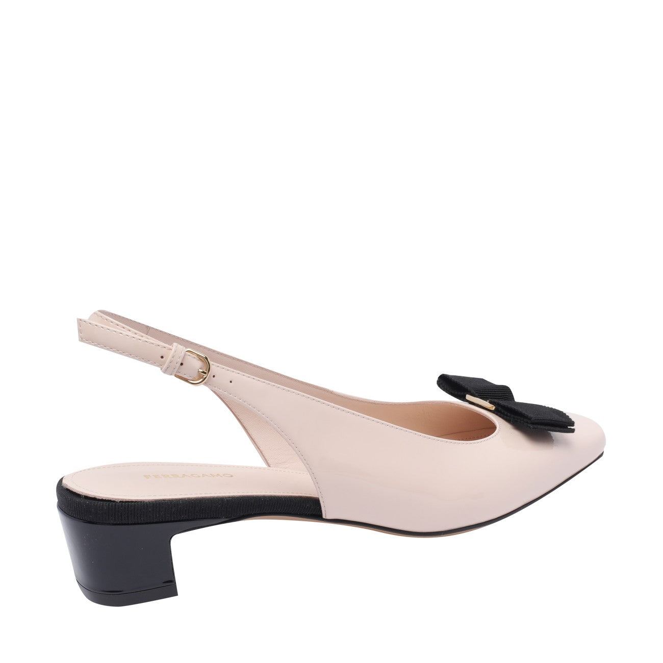 Sandália slingback Ferragamo Iconic Bow para mulheres