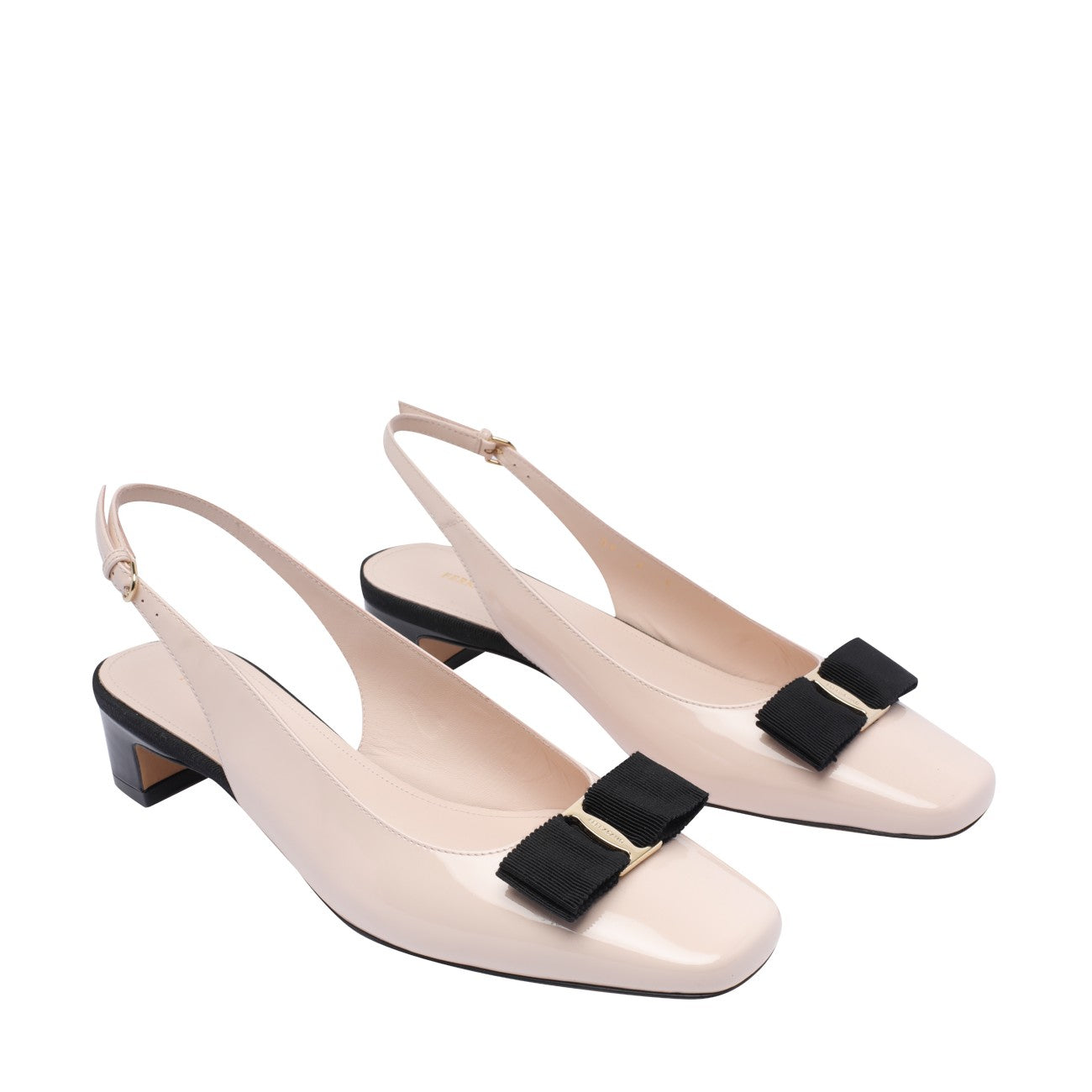 Sandália slingback Ferragamo Iconic Bow para mulheres