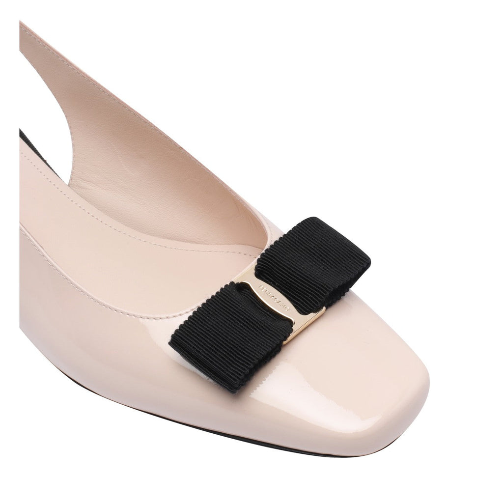 Sandália slingback Ferragamo Iconic Bow para mulheres