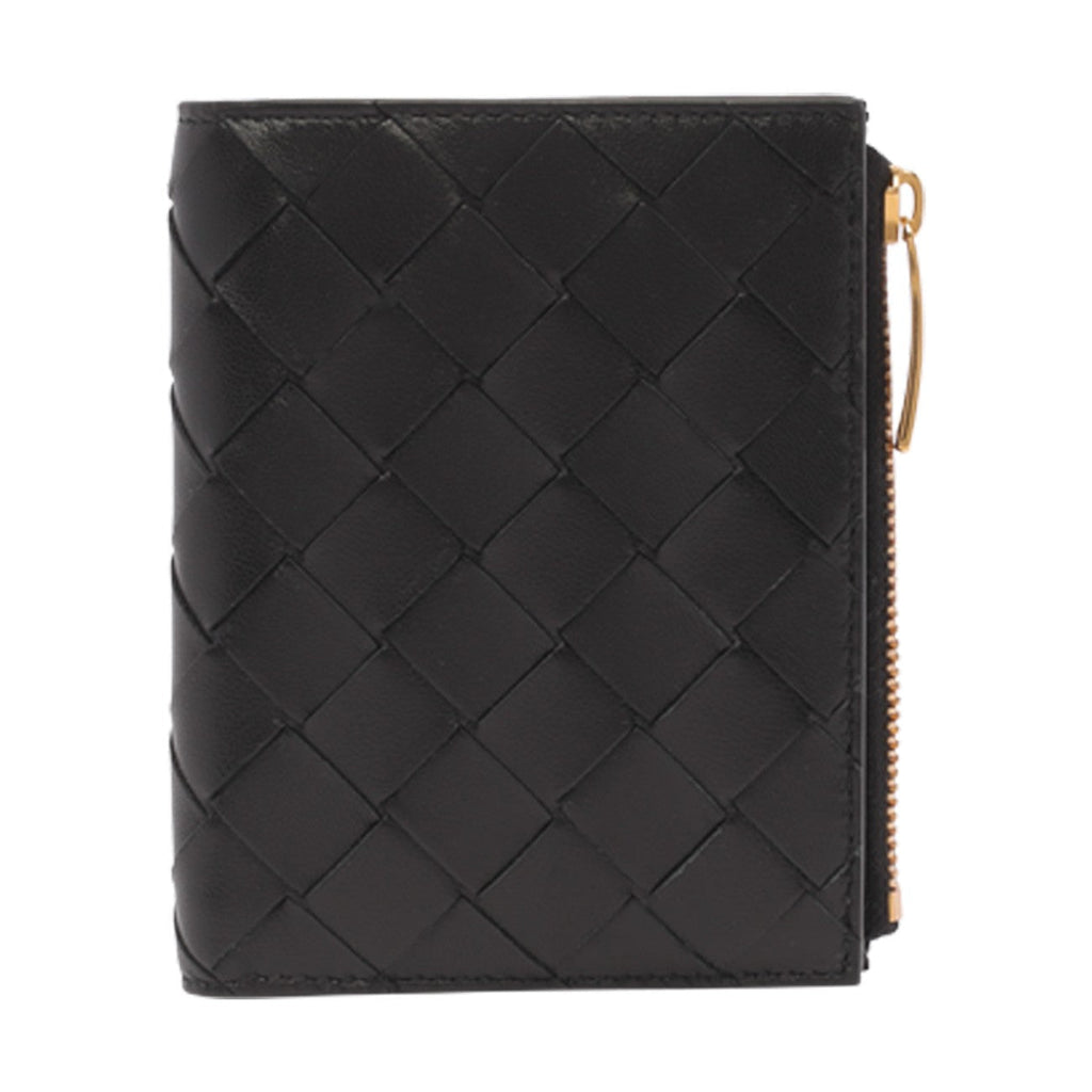 Bottega Veneta Women Intrecciato Bi-Fold Small Wallet