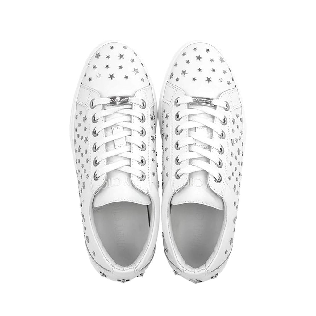 Jimmy Choo Cash Star Leather Sneakers Men - EZE Fashion®