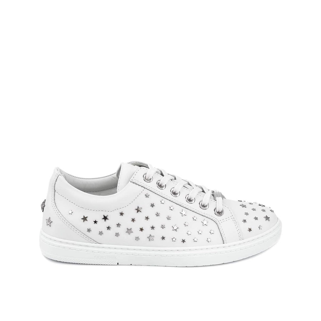 Jimmy Choo Cash Star Leather Sneakers Men - EZE Fashion®