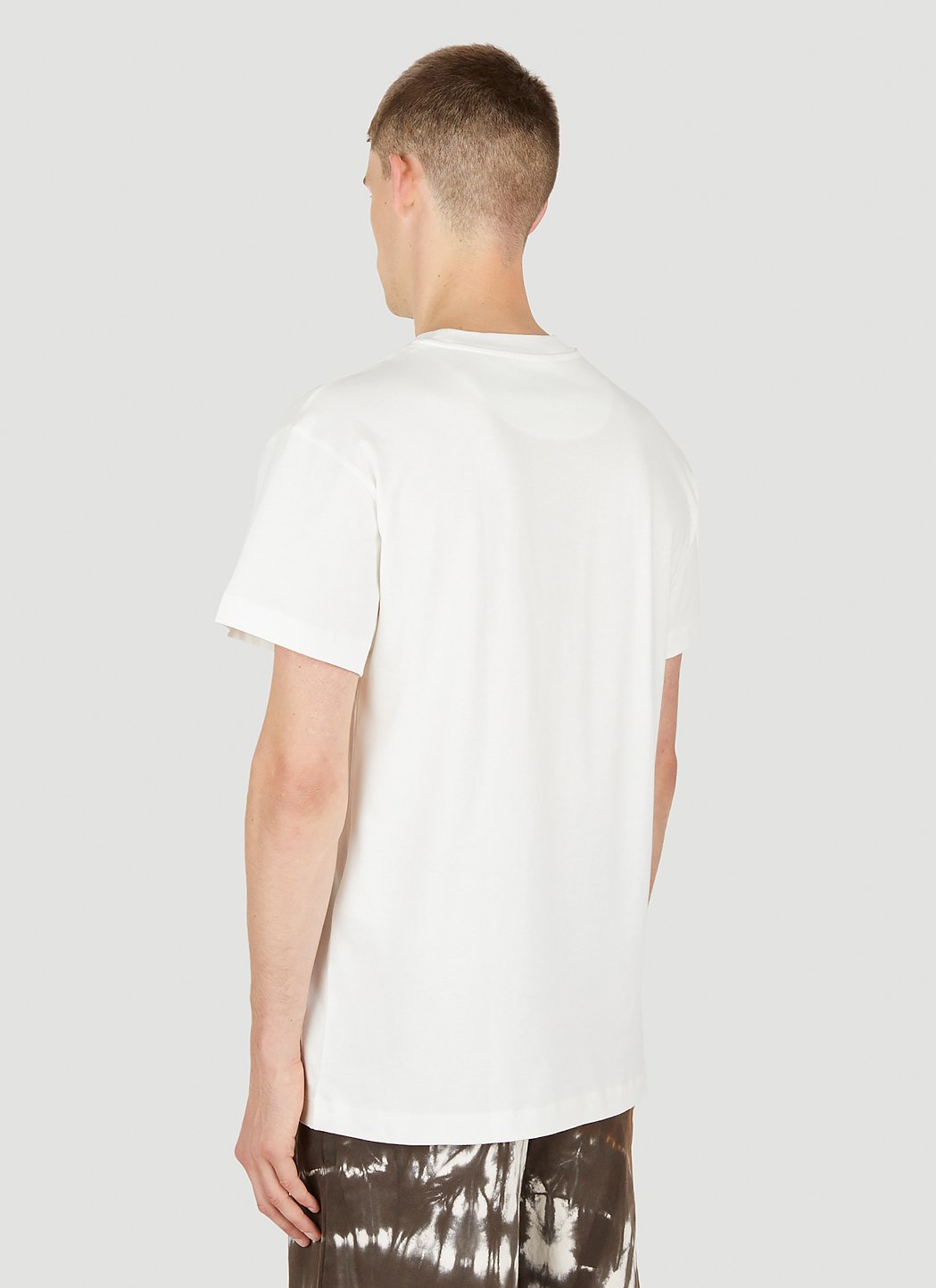 Jil Sander Men Set Of Three Logo Print T-Shirts