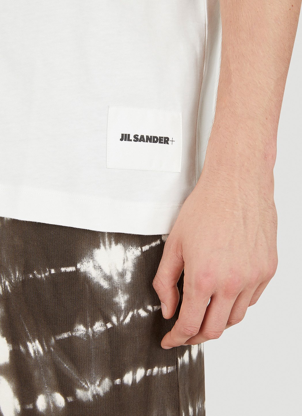 Jil Sander Men Set Of Three Logo Print T-Shirts