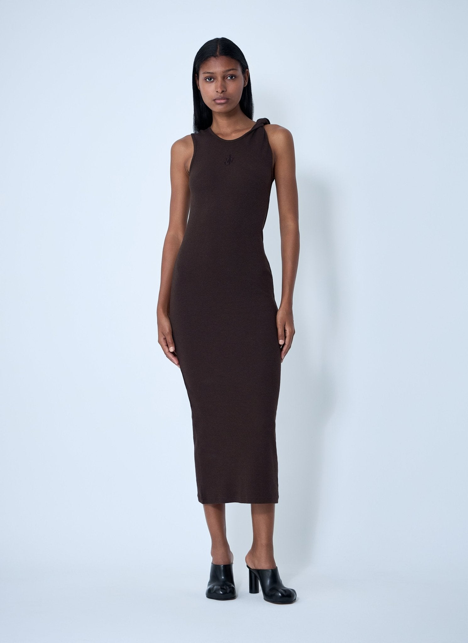 Jw Anderson Women Logo Motif Rib Dress - EZE Fashion®