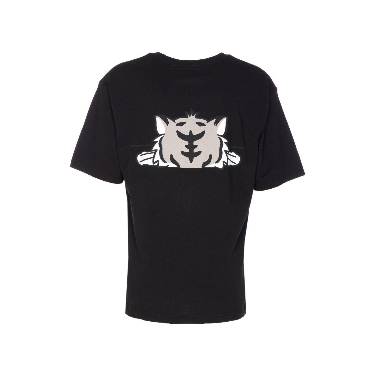 Kenzo Men Kenzo Happy Tiger Embroidered Oversize T-Shirt