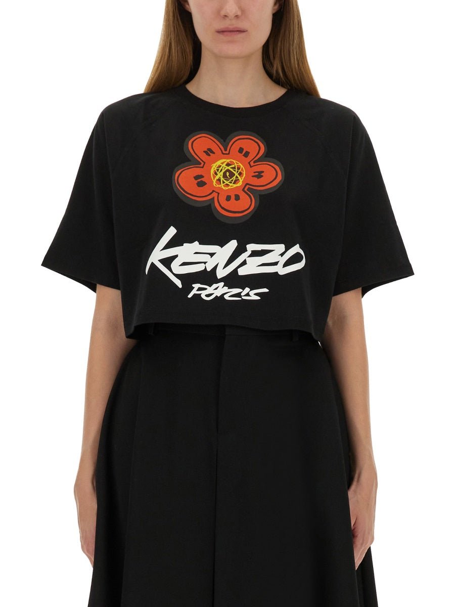 Kenzo Women Cropped T-Shirt "Futura" - EZE Fashion®