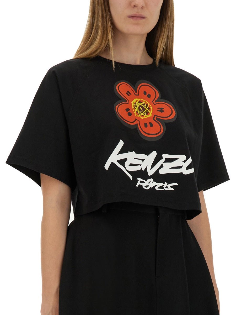 Kenzo Women Cropped T-Shirt "Futura" - EZE Fashion®